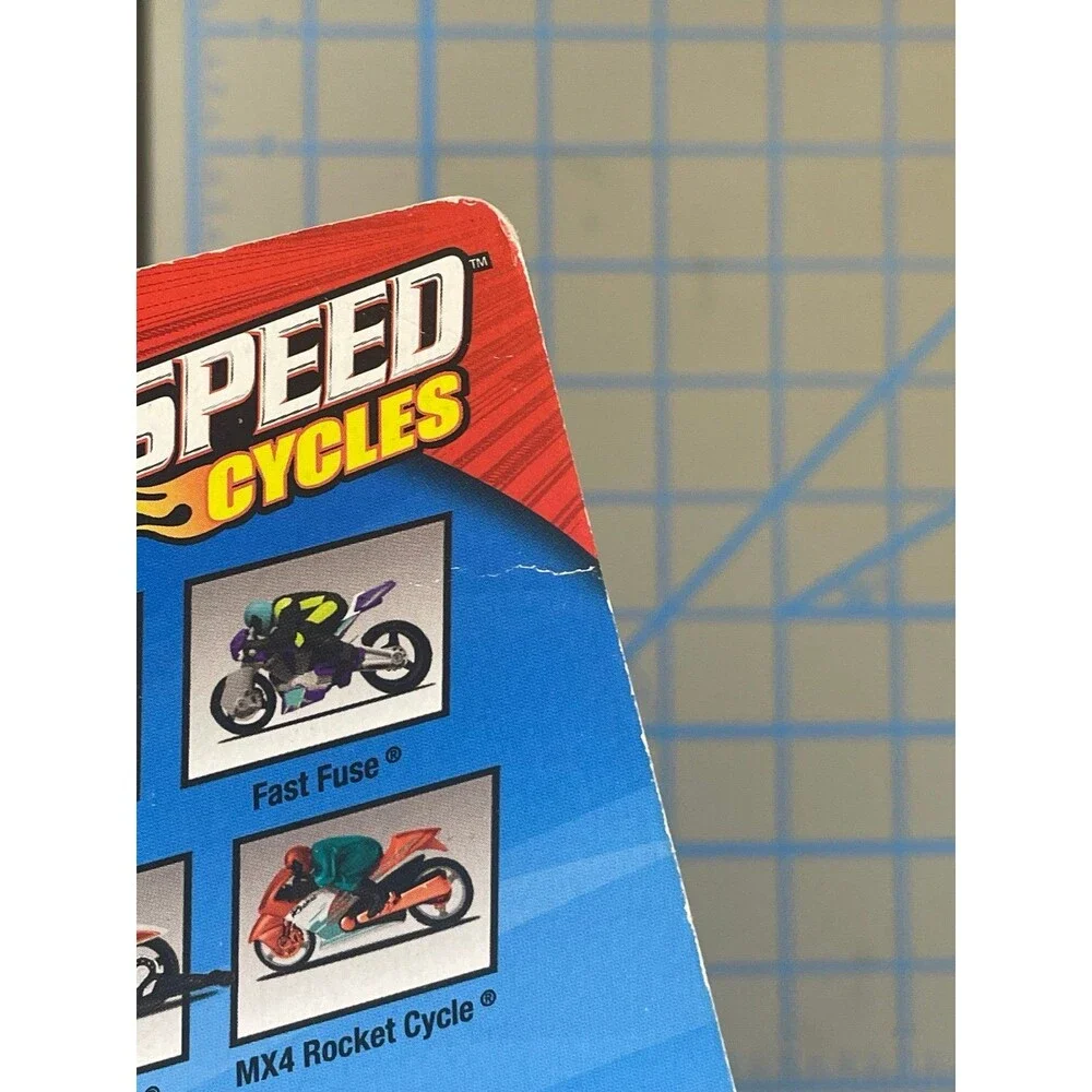 Hot Wheels MX4 Rocket Cycle Diecast Die cast vehicle Speed Cycles Mattel